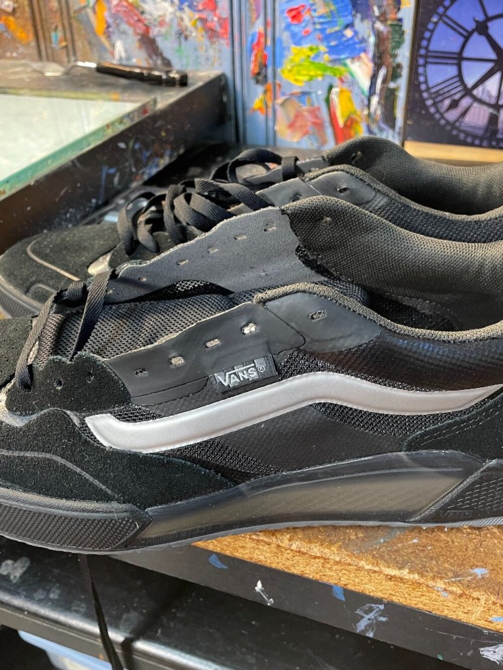 Vans Skate Ave 2.0 Black Metallic Size US 12 Men New VN000DA1B5T Sneakers